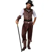 TecTake dressforfun - Steampunk Abenteurer XL - Faschingskostüm Kostüm Halloween Kostüm Fasching Kostüm Partykleidung - 302338