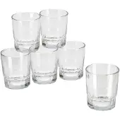 Gerimport Lisbon - Set mit 6 Kristallwassergläsern 256 ml
