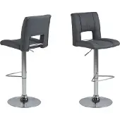 Ebuy24 (2er Set) Sylvia Barhocker Stoff grau.