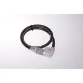 Filmer 43.123 Rad 4-Zahlen Spiralkabelschloss mit Licht 12mm - 80cm - Level 3