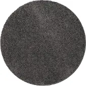 Snapstyle Luxus Hochflor Langflor Teppich Milano Rund Anthrazit 160x160cm