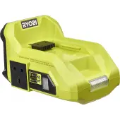 Ryobi Akku-Wechselrichter RY36BI300A-0 300W, mobile Stromquelle, Inverter, USB A- und USB C-Anschluss