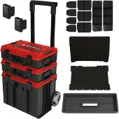 Einhell Werkzeugkoffer "Systemkoffer E-Case Tower" inkl. Koffer für universelle Aufbewahrung von Werkzeug und Zubehör