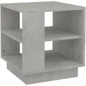 vidaXL Couchtisch Betongrau 40x40x43 cm Holzwerkstoff