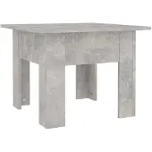 Möbelando Couchtisch "Jeseritz" aus Spanplatte in Betongrau. Abmessungen (B/H/T) 55x42x55 cm