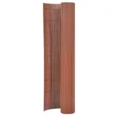 vidaXL Gartenzaun Doppelseitig 110x300 cm Braun