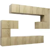 vidaXL 10-tlg. TV-Schrank-Set Sonoma-Eiche Holzwerkstoff