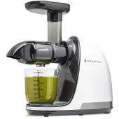 Kitchenbrothers Slowjuicer - Entsafter - 700ml - Weiß