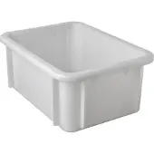 Emga Stapelbehälter Polypropylen weiß - 12l / 39,5x29,5x16,5cm