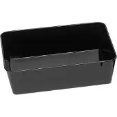 Waca 1450 Auslageschale Präsentationsschale 290 x 160 x 60 mm schwarz