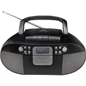 Soundmaster SCD7800, Analog & Digital, DAB+, FM, Spieler, CD, CD-R, CD-RW, 3 W, LCD
