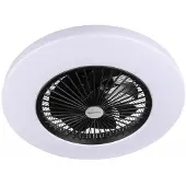 Eurom LED-Deckenventilator, Ø: 30 cm, schwarz, mit Fernbedienung