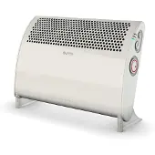 Enzo CALEO TT, Radiator/fan, 24 h, Flur, Weiß, Metall, Drehregler
