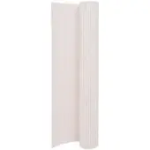 vidaXL Gartenzaun Doppelseitig 110x400 cm Weiß