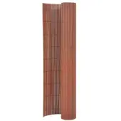 vidaXL Gartenzaun Doppelseitig 110x400 cm Braun