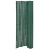 vidaXL Gartenzaun Doppelseitig 110x500 cm Grün
