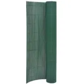 vidaXL Gartenzaun Doppelseitig 90x400 cm Grün