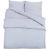 vidaXL Bettwäsche-Set Grau 200x220 cm Baumwolle