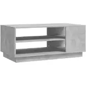vidaXL Couchtisch Betongrau 102x55x43 cm Holzwerkstoff