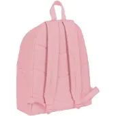 Safta Basic Pink Rucksack 42 Cm Rosa Rosa One Size