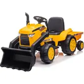 Lean cars Batterieschlepper mit Anhänger S617 Gelb