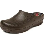Gevavi PolyurethanClog Gardy Open mit Kork Sohle brown Größe 43