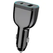 CoreParts MBXUSBC-DC0005, Drinnen, USB, 5 V, 4 A, Schwarz