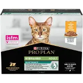 Purina Pro Plan Sterilised Nutrisavour mit Huhn Nassfutter für Katzen