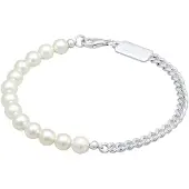 KUZZOI Armband 925 Sterling Silber in Silber | Gr.: 19 cm