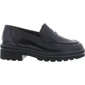 Paul green Slipper & Mokassin 2961-002, Glattleder, Schwarz, Damen