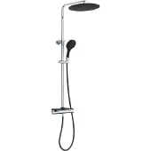 Eisl Duschset GRANDE VITA Duschsystem mit Thermostat und Ablage, Regendusche mit Wandhalterung
