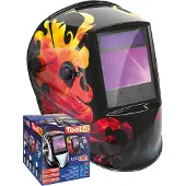 GYS Schweißhelm LCD Zeus 5-9/9-13G, Feuer