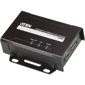 Aten DisplayPort HDBaseT-Lite Empfänger (4K bei 40 m 1080p bei 70 m), 4096 x 2160 Pixel, AV-Receiver, 70 m, Verkabelt, Schwarz, HDCP