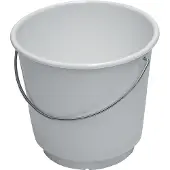 Lockweiler Eimer 15 l Polyethylen weiss lebensmittelecht Ø 330 mm Höhe 300 mm