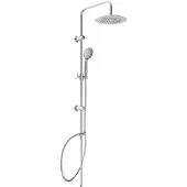 Eisl Duschsystem OHNE BOHREN, Regendusche ohne Armatur, Duschbrause, Dusche in Chrom