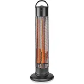 Nedis HTPA20EBK, Freistehender Terrassenheizer, Schwarz, Metall, 1200 W, IP24, 220 - 240 V