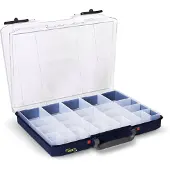 Raaco CarryLite 55 5x10-0/DL, Blue, Polycarbonate (PC), Polypropylene (PP), 413 mm, 330 mm, 58 mm, 1.3 kg