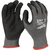 Milwaukee Unisex Schnittschutz Handschuhe Gr e M Stufe 5 4932471424, Rot Schwarz, M (1er P