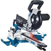 Scheppach Kappzugsäge HM90MP | für Holz, Alu, Stahl, Kunststoff, Kupfer | Schnitthöhe: 65mm / Länge: 340mm | 1700W mit 2 Geschwindigkeiten | Ø216mm