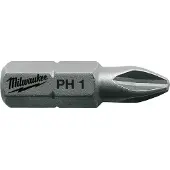 Milwaukee Punta PH2 x25mm - 25uds - S/Driving Bit PH 2 x 25mm - 25pcs