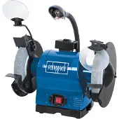 Scheppach Doppelschleifer BG200 | 230V 550W - Ø200 mm Stein | K36 / K60 | Funkenschutz | Werkstückauflage & Schleifsteinabrichter | Wasserbehälter