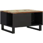 vidaXL Couchtisch 60x50x35 cm Altholz Massiv
