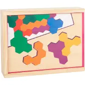 Small Foot puzzle Vormen junior Holz 14 Teile
