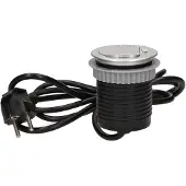 ORNO Unterputzsteckdose 1x250V AC mit Abdeckung OR-AE-1373