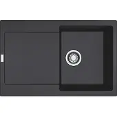 Franke Maris Einbauspüle Fragranitspüle MRG 611-78 Onyx Druckknopf Edelstahl ab 45 cm 114.0477.485 - inkl.