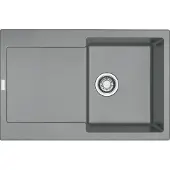 Franke Maris Einbauspüle Fragranitspüle MRG 611-78 Steingrau Druckknopf Edelstahl ab 45 cm 114.0477.487 - inkl.