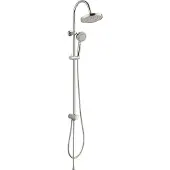 Schutte Duschset NIAGARA RAIN, Regendusche ohne Armatur, Duschsystem, Handbrause mit 5 Funktionen, Duschbrause, Dusche Chrom