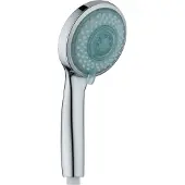 Schutte LED Handbrause GALAXIS, Wellness Duschkopf mit 3 Strahlarten, Duschbrause mit 7 Farbvarianten, Brause Chrom