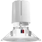 ESYLUX Loftstilstedevaerelsessensor PD-FLAT 360i/8 ROUND WHITE FM KNX