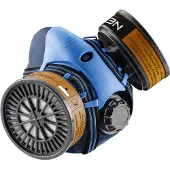 Neo Tools Silikon-Halbmaske mit Platz für zwei Absorber (ohne Absorber)